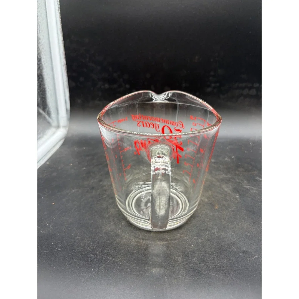 Anchor Hocking Fire-King 50 Years Commemorative Glass Measuring Cup 2 Cup 16 oz